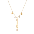 Collier multi-rangs doré avec pendentifs fleurs papillons et cristaux brillants - Style Marguerite (3#雏菊)