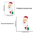 Cartoon Santa Claus wall sticker dimensions for product receipt and final paste size - PH-QT9208 Santa Claus Switch Sticker