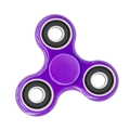 Purple three-leaf fidget spinner with high-speed 608ZZ ABEC-7 metal bearings - Classic Purple 4-Bearing Model