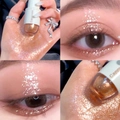 Sombra de ojos líquida dorada Cappuvini con gel de purpurina brillante en piel y ojos - 06# Oro Champaña Diamante Triturado