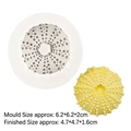 Sea urchin textured silicone mold for seashell fondant and soap making crafts - Style 4 Sea Urchin (6.2*6.2*2cm) / Gray