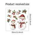 Specifiche dettagliate sulle dimensioni degli adesivi natalizi con pupazzo di neve 29x29cm - 29*29cm/Pupazzo di neve di Natale