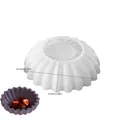 Silicone mold for a large wavy storage bowl with 15.3cm diameter and 4.8cm height - Flower Edge Storage Bowl - Large