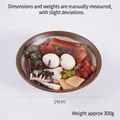 Realistic 14cm bowl of Luosifen rice noodle model with detailed pork and egg toppings - Snail Rice Noodles with Pork Belly