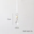 Transparante acryl kristallen sneeuwvlok druppelhanger voor kerstboom decoratie - Waterdruppel String C