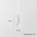 Transparent acrylic crystal snowflake teardrop ornament for Christmas tree decor - Waterdrop String C