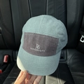 Ricamo dettagliato del logo DG DISCOVERY su un berretto da baseball in tela stile vintage - Verde
