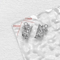 Details von Silbernen Koala-Anhängern aus Legierung mit Maßen 19mm x 11mm für DIY-Schmuck - Koala