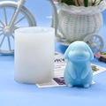 Molde de silicona conejo 3D para manualidades de velas aromáticas y jabones caseros - Molde de Conejo(34#)