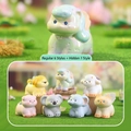 Collectible pearlized cat and animal resin figurines set of 7 macaron desk decor - 3130 Beibei Crystal Series Set of 6 / Full Box Set