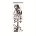 Religious temporary tattoo sticker featuring Mary and Jesus in black and grey sketch style - WD-041/Jesus Virgin Mary Faith Theme