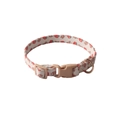 Adjustable pet collar featuring strawberry and bear patterns with a cream buckle - Rabbit Mushroom Single Collar / 1.5*35CM