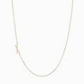Elegant gold initial X pendant necklace for women with a polished stainless steel finish - Letter X
