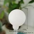 White 2.2cm round ball light accessories for Christmas tree decorations with 6mm hole - Large Frosted Ball (6mm Socket)
