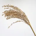 Golden sequin decorative branches with circular glitter for festive Christmas tree decor - Large Sequin Tassel Pick - Sparkling Champagne 57CM
