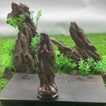 10cm dark brown semi-precious gemstone Virgin Mary sculpture in a praying pose - Sesame Stone