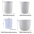 Silicone measuring cups in 100ml to 1000ml sizes with precise scales and 0.28cm thickness - 4pcs Measuring Cup Set