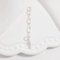 Catena di estensione in argento sterling S925 per collane e bracciali con goccia - Argento