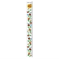 Cartoon sunflower kids height chart on canvas with bees and ladybugs for nursery decor - Sunflower Bee