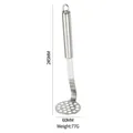 Manual stainless steel potato masher with 245mm height and 60mm base diameter - Model 558