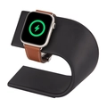 Soporte de reloj en forma de C de aluminio negro mate para Apple Watch 9/8/7 - Negro