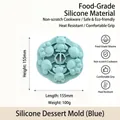 Stampo in silicone blu zampa di gatto per pappe 155mm x 155mm per vapore - Vassoio per integratori alimentari zampa di gatto / Blu
