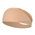 Diadema elástica beige para yoga y correr de tela suave y transpirable para fitness - Rosa