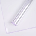 Transparent waterproof flower wrapping paper with elegant light purple borders for bouquets - Favorite OPP - Creamy Purple