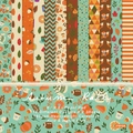 Autumn Rally scrapbook paper pad 6 inch 160gsm heavyweight cardstock with 12 designs - 21012a 24 Sheets