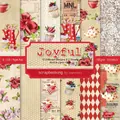 6x6 inch vintage scrapbooking paper set with 24 sheets of 160gsm acid-free cardstock - 22007 24 Images