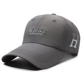 Unisex quick-dry baseball cap in dark grey with 'WHAT a situation' embroidery - Adjustable / Dark Gray