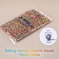 Mixed color 2mm glass seed beads for DIY jewelry making in a transparent bag - Mixed Colors 2mm