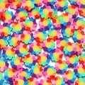 Rainbow polymer clay sunflower beads for DIY jewelry making necklaces and bracelets - Rainbow Sunflower
