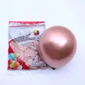 Metallic rose gold latex balloon set with original packaging for party decorations - 10 Inch 1.8g Rose Gold 50Pcs/Pack