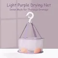 Light purple drying net for beauty blenders with fine mesh and windproof hook - Purple Fine Mesh No Cover