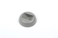 Gray circular base stand with rectangular slot for PE film jewelry storage box - Round Base / Gray