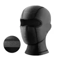 Short ice silk balaclava in fine grey with non-slip silicone inner dots for cycling - Silicone Short Style / Gray