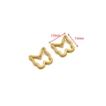 Golden stainless steel hollow butterfly pendant charm 15mm for DIY jewelry making - 15*15mm Butterfly Hollow Style / Gold