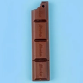Penna a sfera creativa a forma di barretta di cioccolato marrone con design unico - caffè