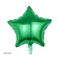18 inch green star shaped foil balloon for wedding and birthday party decoration - Green Star