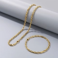 4mm Gold Bracelet 20CM