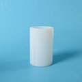 Stampo cilindrico in silicone bianco traslucido per candele fai-da-te e colata resina - Stampo a colonna cilindrica piccolo (9 * 5 cm)