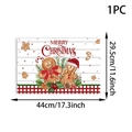 Détail du set de table bonhomme de pain d'épices avec dimensions 44cm par 29,5cm - 1 Pièce