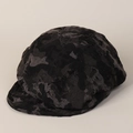 Damen Camouflage-Mütze mit Distressed-Effekt und modischen Rissen im Urban-Stil - M (56-58cm) / Distressed Grau Schwarz Camo