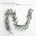 200cm Christmas flocked snowy artificial PE pine garland for holiday decoration - Flocked Garland (200cm)