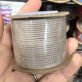 Single roll of 1.5mm champagne gold non-elastic braided cord for DIY jewelry making - Approx. 1.5MM / Hemp Color