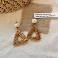 3# 925 Sterling Silver Earring Post Coffee Triangle Style