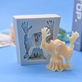 Ghost grim reaper silicone mold for DIY cake baking and candle resin crafts - Ghost Reaper Style (564)