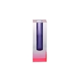 Modern acrylic gradient vase in purple and red with a minimalist rectangular column design - Large Purple & Peach Pink