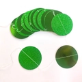 Glitzernde grüne Papierkreis Girlande für Hochzeiten und Party Hängedekorationen - Glitzer Grün+Spiegel Grün